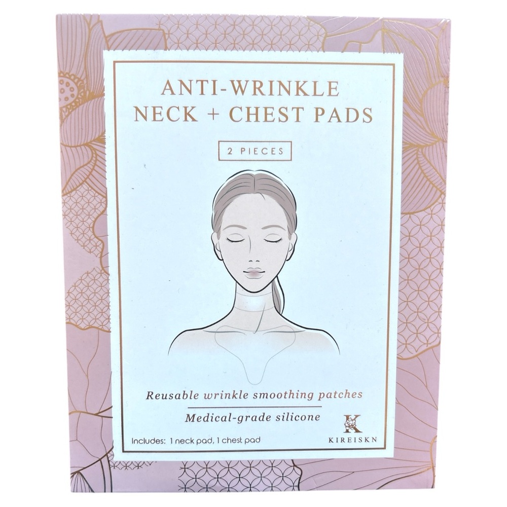 Kireiskin Anti-Wrinkle Neck and Chest Pads NEW PC